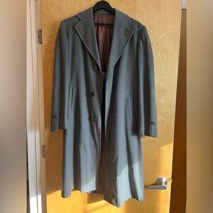 Classic Men's Gray Trench Coat